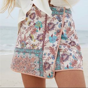 Free People Mad Love wrap skirt